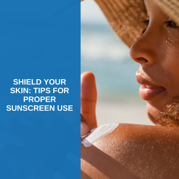 Proper sunscreen use